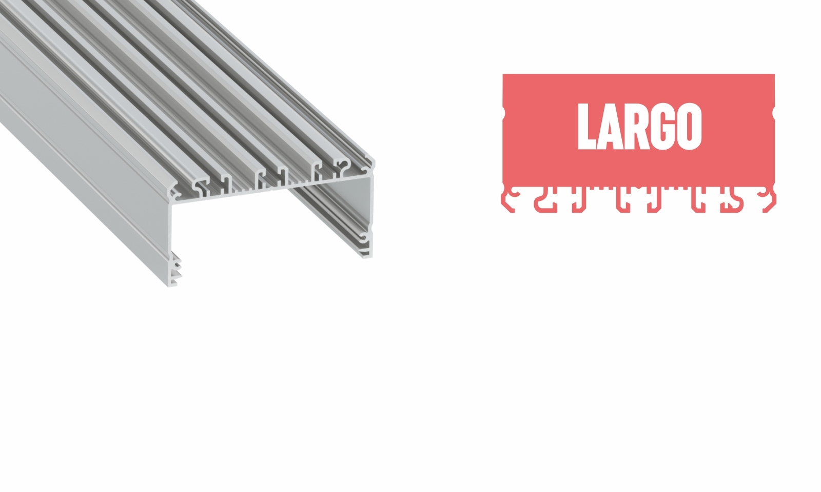 LUMINES LARGO surface mounted profile