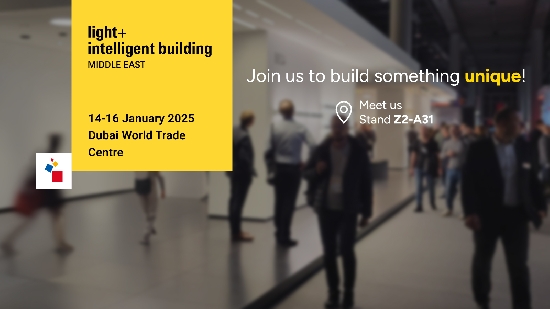 LUMINES Lighting unter den Ausstellern der Light + Intelligent Building Middle East!